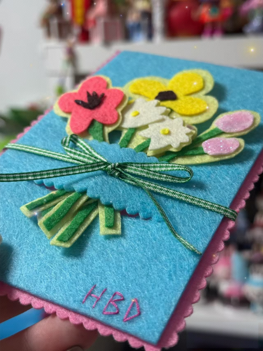 DIY 3D Floral Greeting Card for Birthday