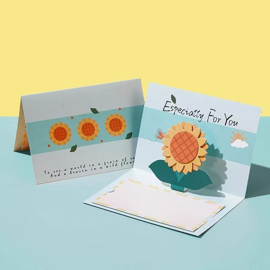 Charming Daisy, Sunflower & Rose | Graduation/Teacher’s Day Gift Card