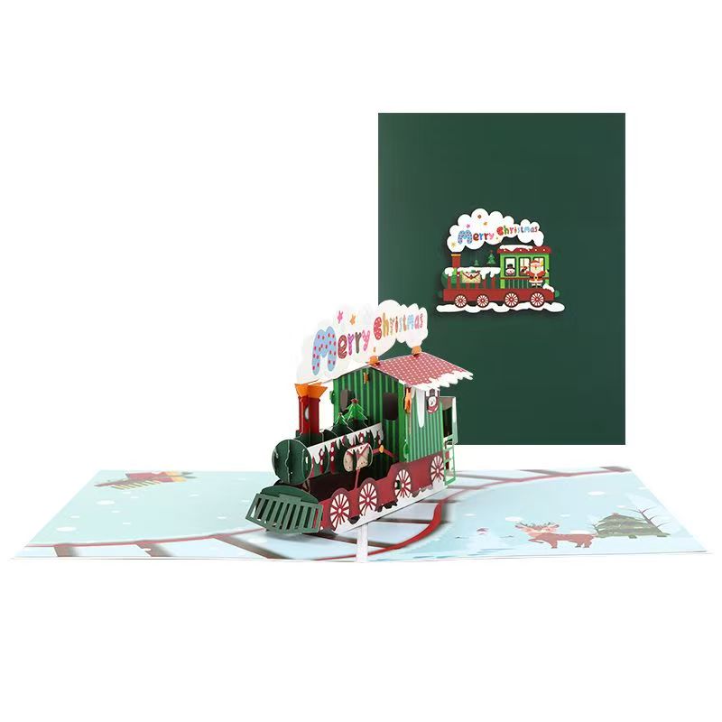 Mechanical & Novelty Greeting Cards – 3D Pop-Up Airplane, Train & Birthday Surprise Cards