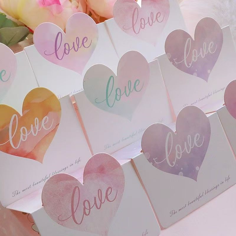 Birthday Card/Thank You Card/Romantic Postcard Set - Handwritten-Style Creative Design with Warm Messages, Holiday Greeting Cards