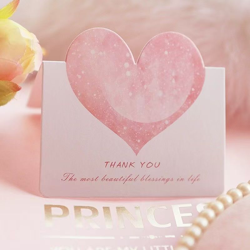 Birthday Card/Thank You Card/Romantic Postcard Set - Handwritten-Style Creative Design with Warm Messages, Holiday Greeting Cards