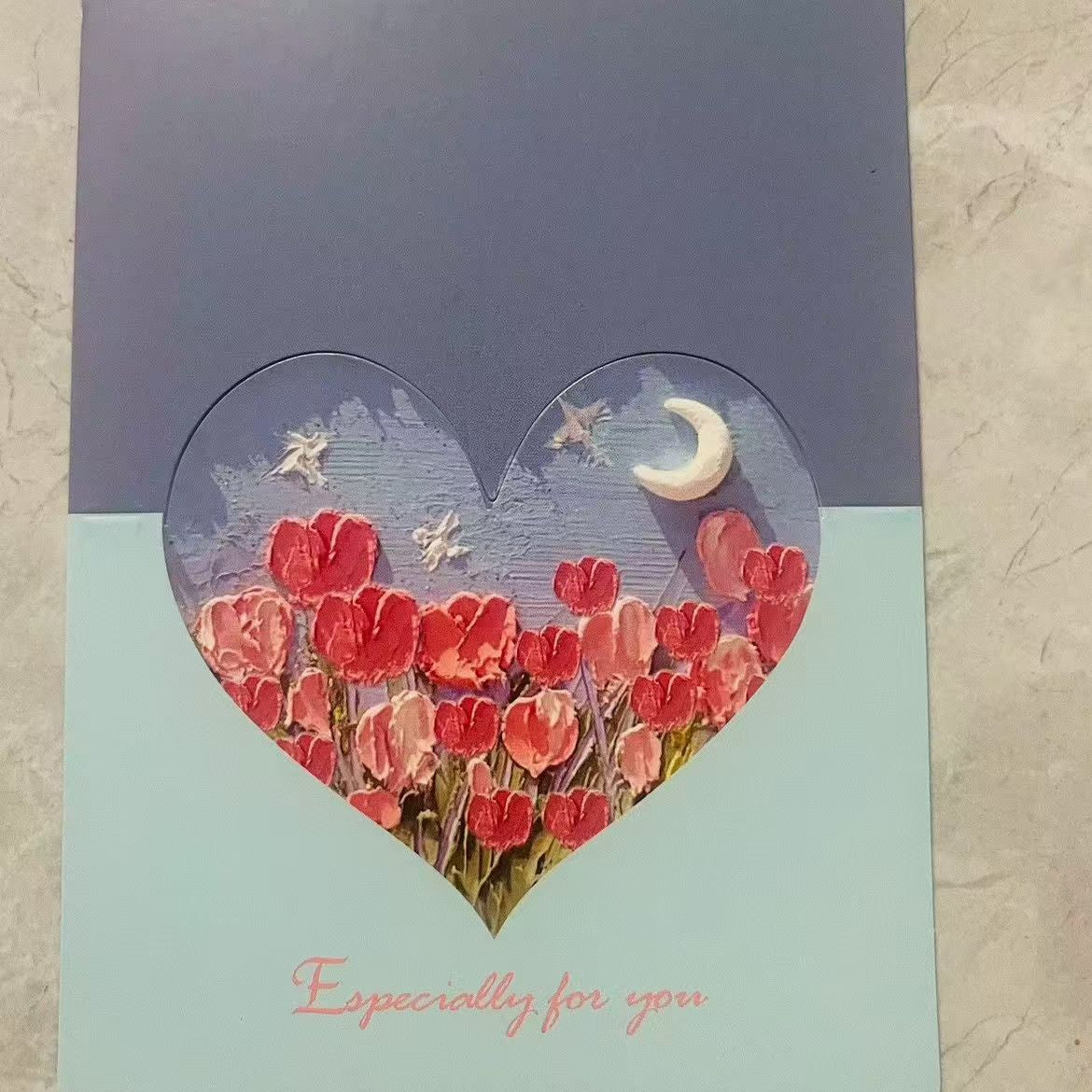 Birthday Card/Thank You Card/Romantic Postcard Set - Handwritten-Style Creative Design with Warm Messages, Holiday Greeting Cards