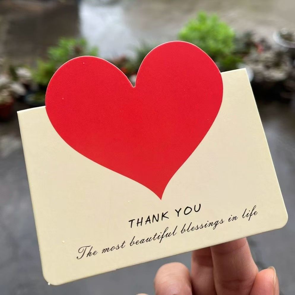 Birthday Card/Thank You Card/Romantic Postcard Set - Handwritten-Style Creative Design with Warm Messages, Holiday Greeting Cards