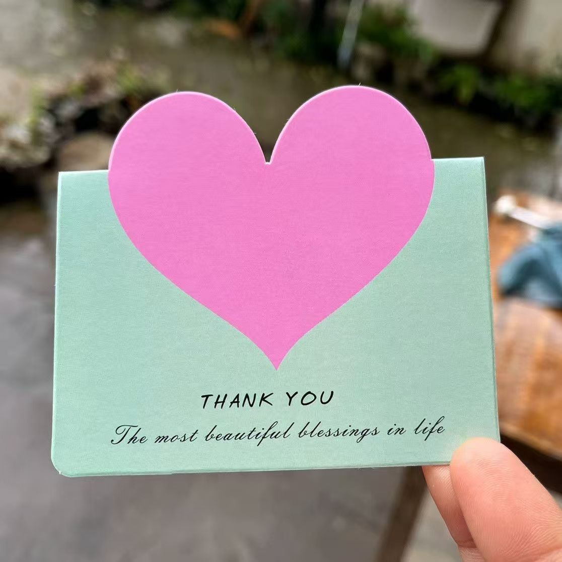 Birthday Card/Thank You Card/Romantic Postcard Set - Handwritten-Style Creative Design with Warm Messages, Holiday Greeting Cards