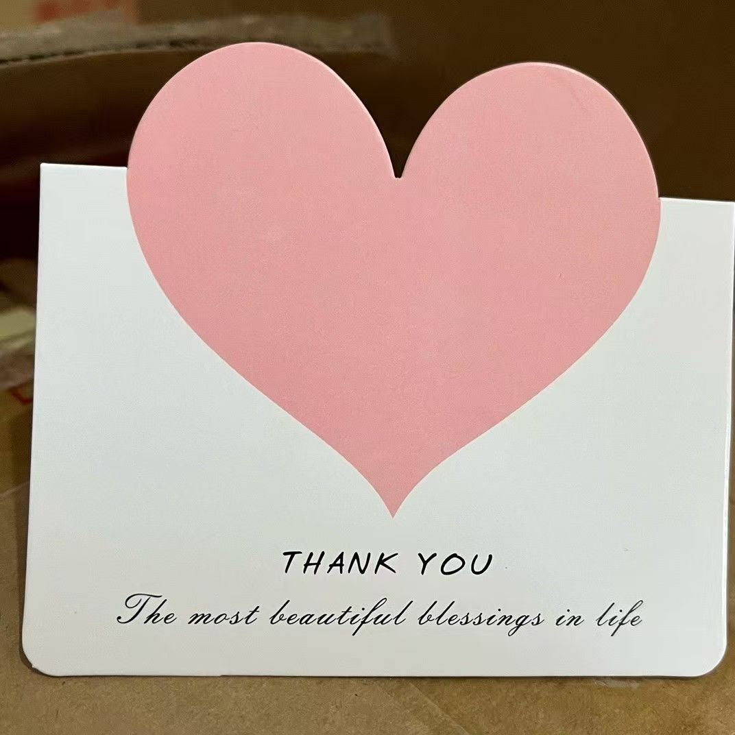 Birthday Card/Thank You Card/Romantic Postcard Set - Handwritten-Style Creative Design with Warm Messages, Holiday Greeting Cards