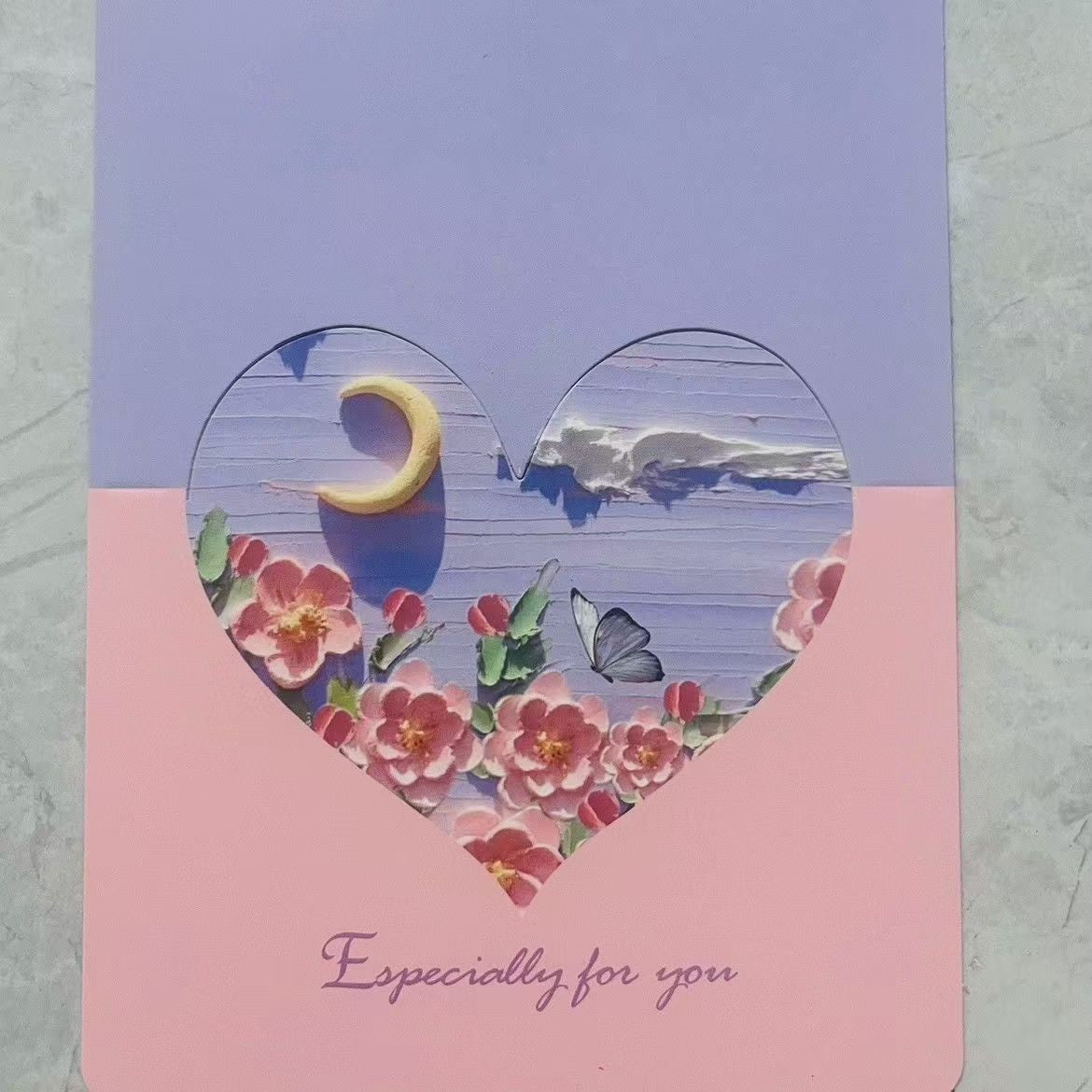 Birthday Card/Thank You Card/Romantic Postcard Set - Handwritten-Style Creative Design with Warm Messages, Holiday Greeting Cards