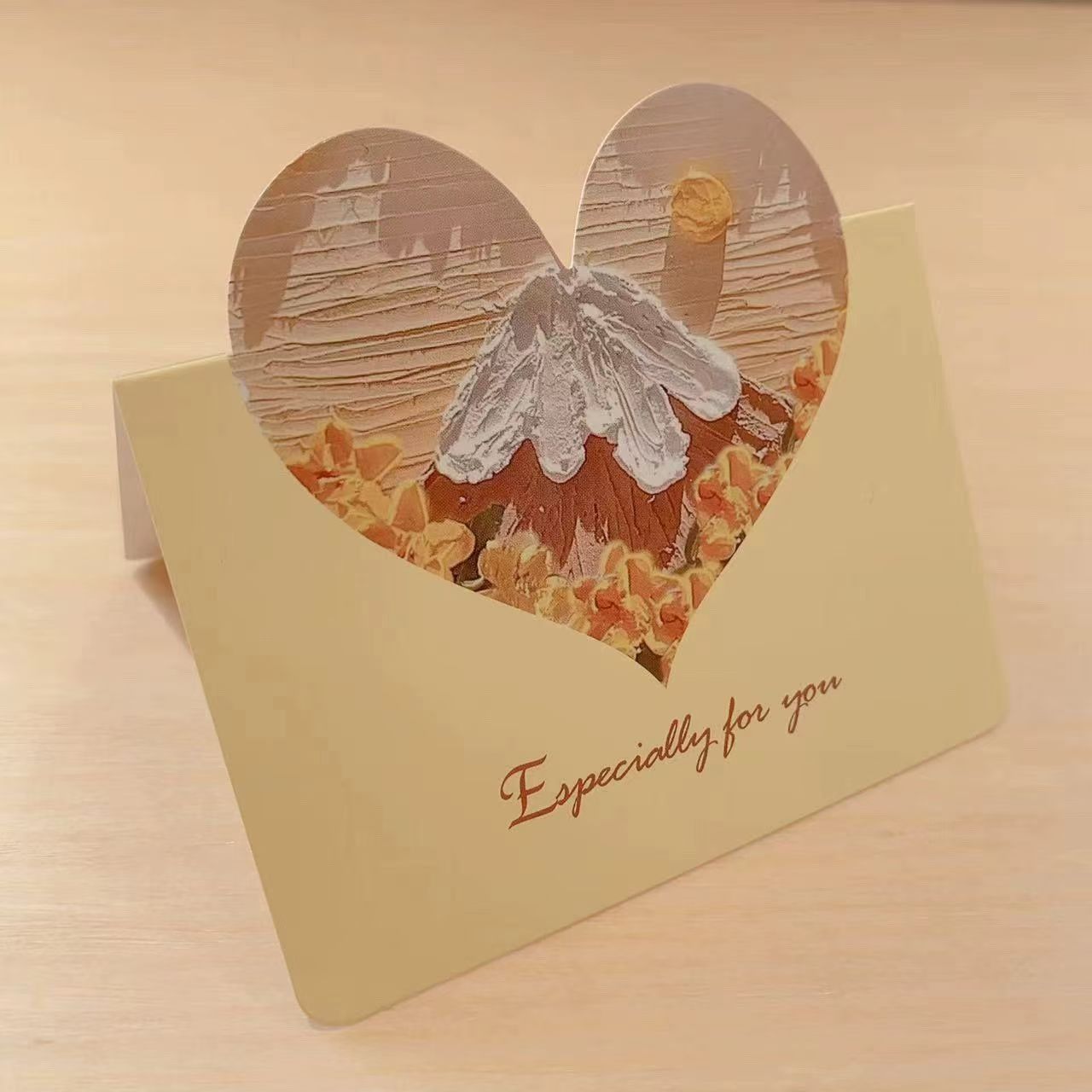 Birthday Card/Thank You Card/Romantic Postcard Set - Handwritten-Style Creative Design with Warm Messages, Holiday Greeting Cards