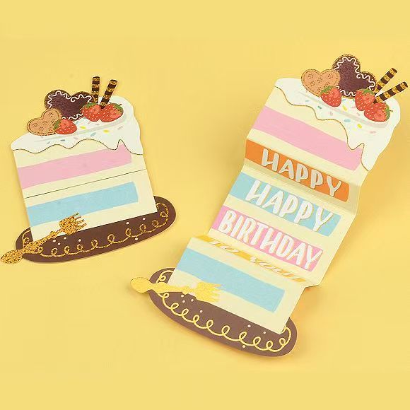 Handmade 3D Pop-Up Greeting Card - Personalized Name + Message, for Best Friend/Boyfriend/Family
