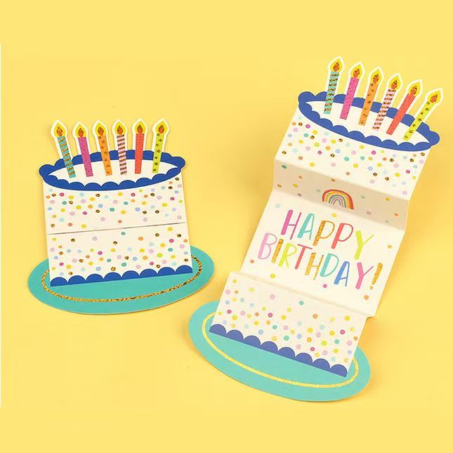 Handmade 3D Pop-Up Greeting Card - Personalized Name + Message, for Best Friend/Boyfriend/Family