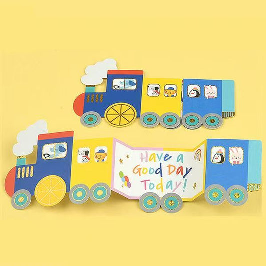 Handmade 3D Pop-Up Greeting Card - Personalized Name + Message, for Best Friend/Boyfriend/Family