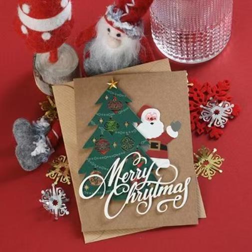 Cozy Santa Hat with White Fur Trim – Adjustable Christmas Party Hat for Adults & Kids