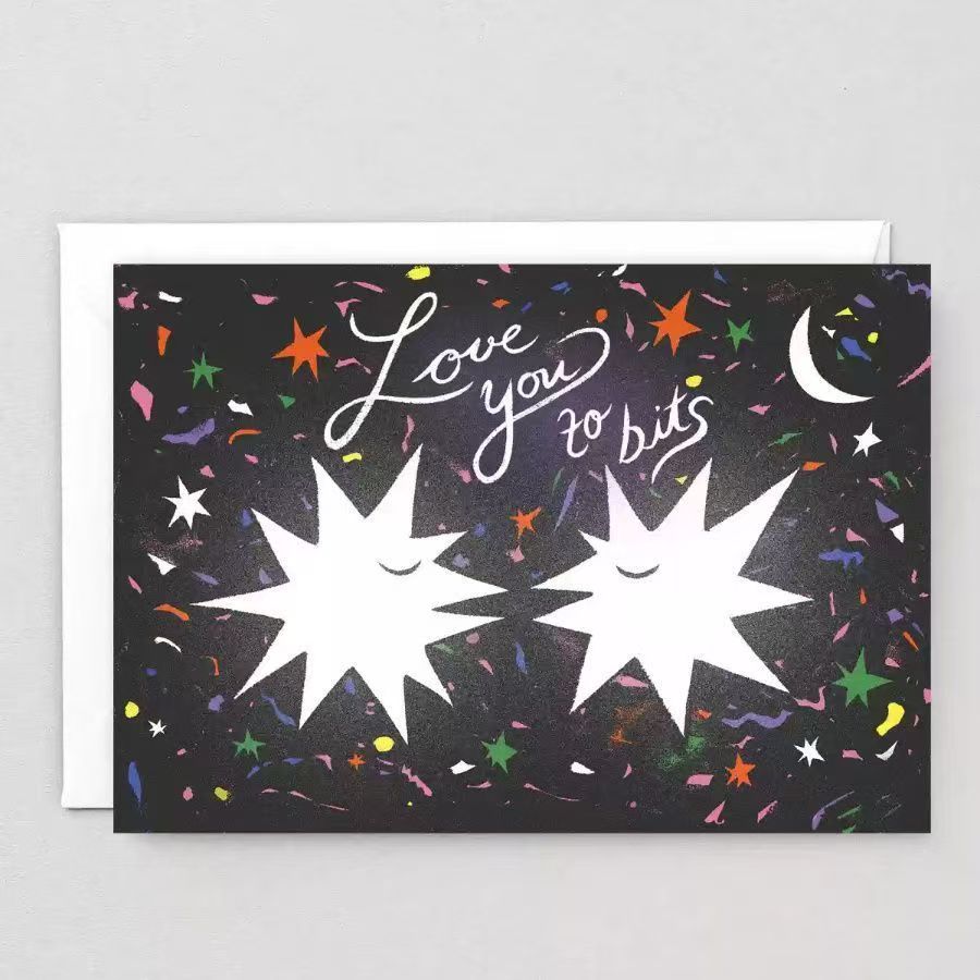 Minimalist Birthday Greeting Card with Envelope – Blank Note Card for Family & Friends