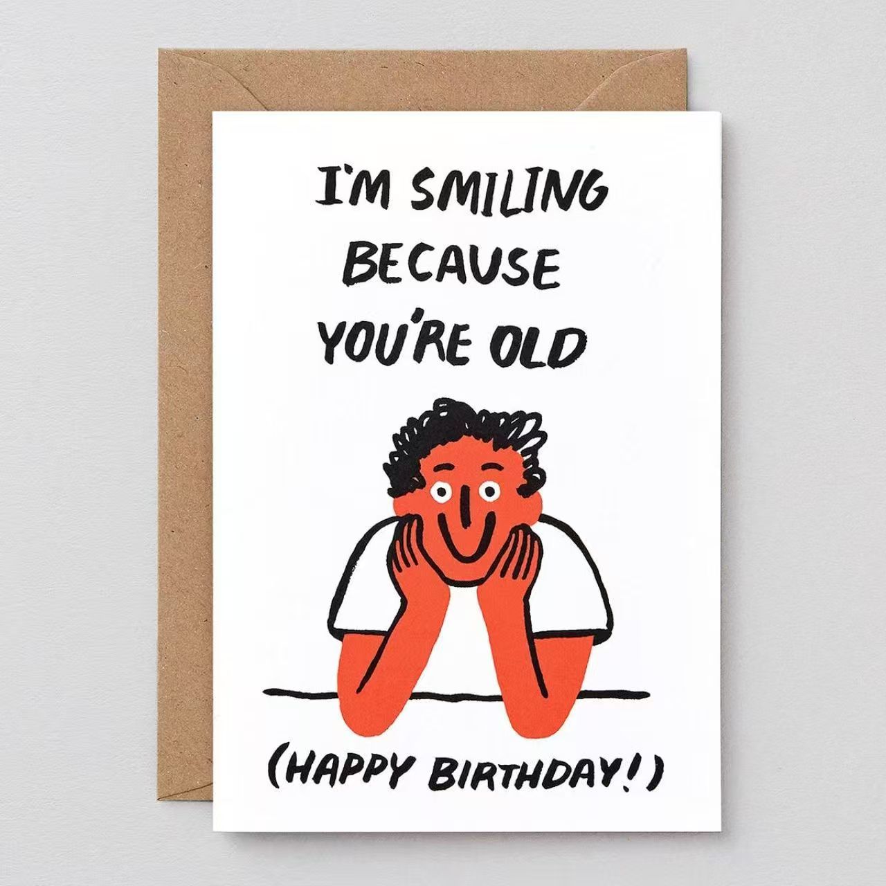 Minimalist Birthday & Thank You Card Combo – Heartfelt Message Paper Cards with Envelopes