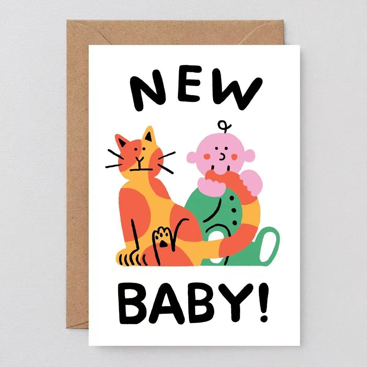 Minimalist Birthday & Thank You Card Combo – Heartfelt Message Paper Cards with Envelopes