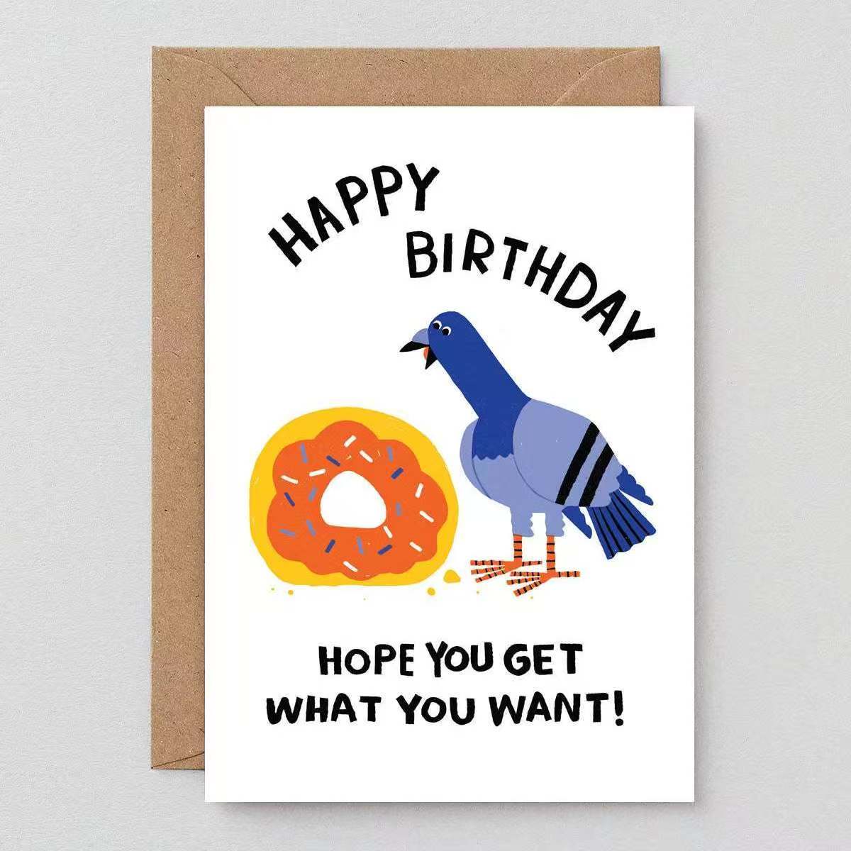 Minimalist Birthday & Thank You Card Combo – Heartfelt Message Paper Cards with Envelopes