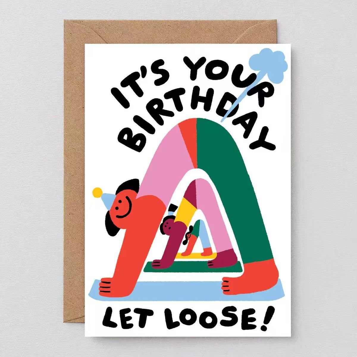 Minimalist Birthday & Thank You Card Combo – Heartfelt Message Paper Cards with Envelopes