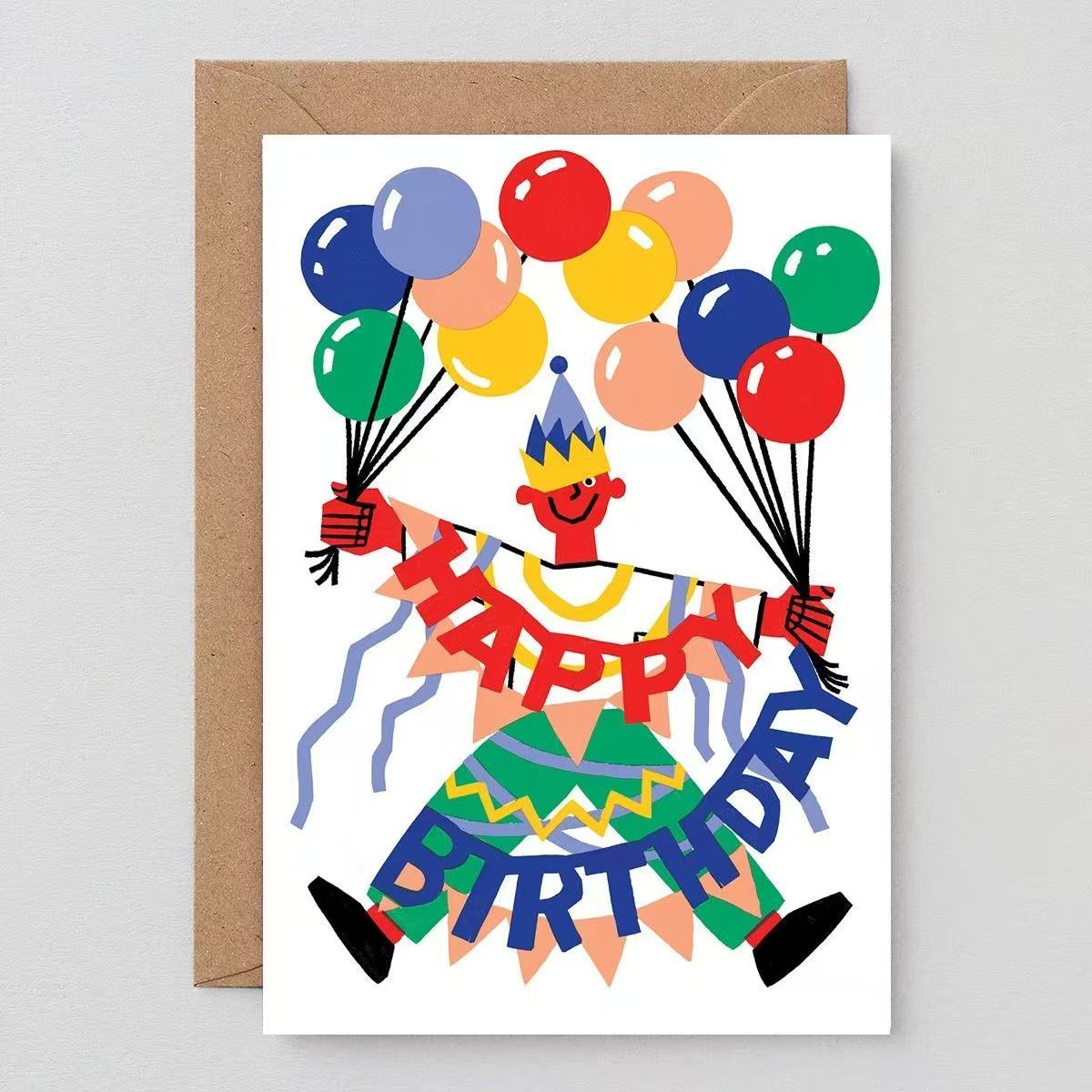 Minimalist Birthday & Thank You Card Combo – Heartfelt Message Paper Cards with Envelopes