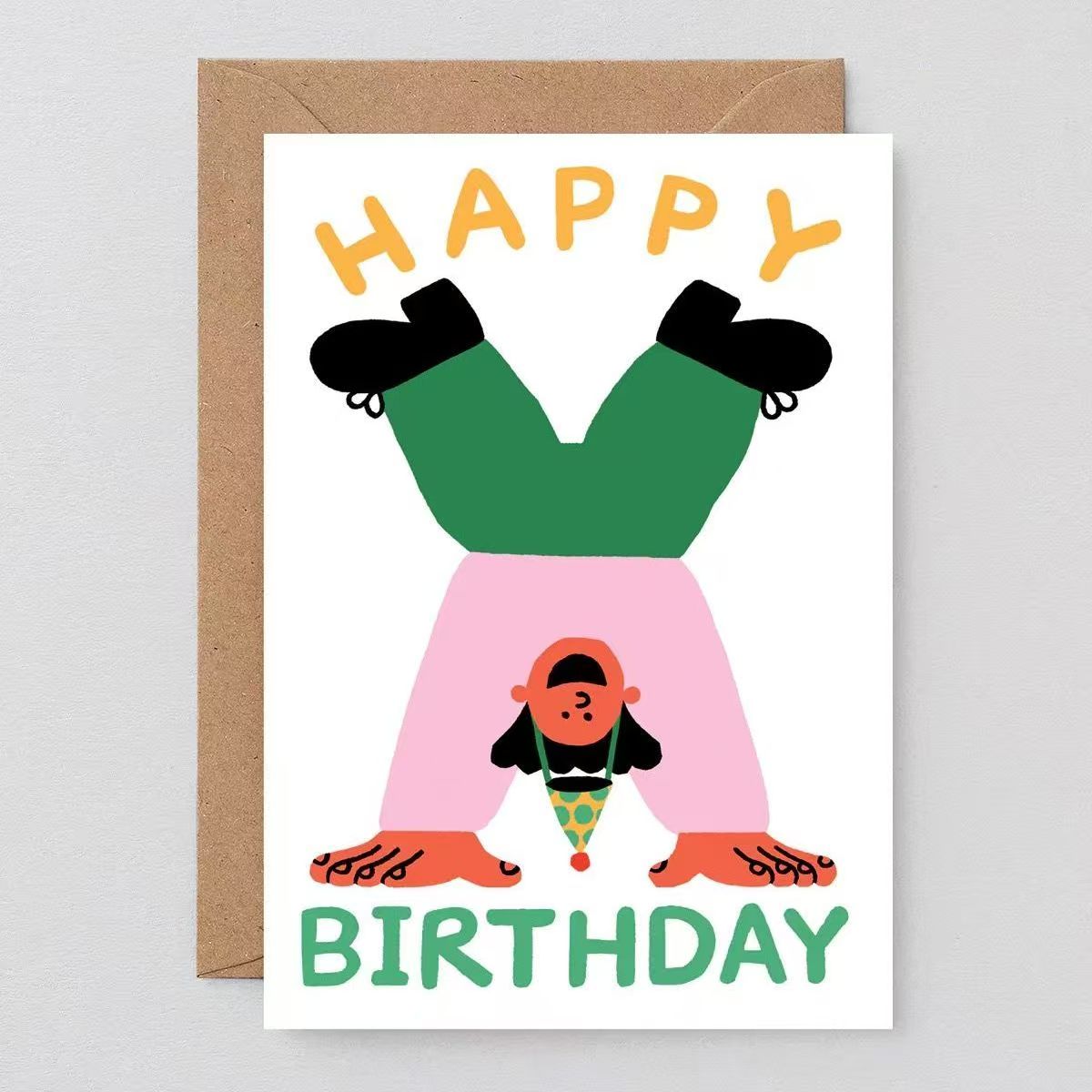 Minimalist Birthday & Thank You Card Combo – Heartfelt Message Paper Cards with Envelopes