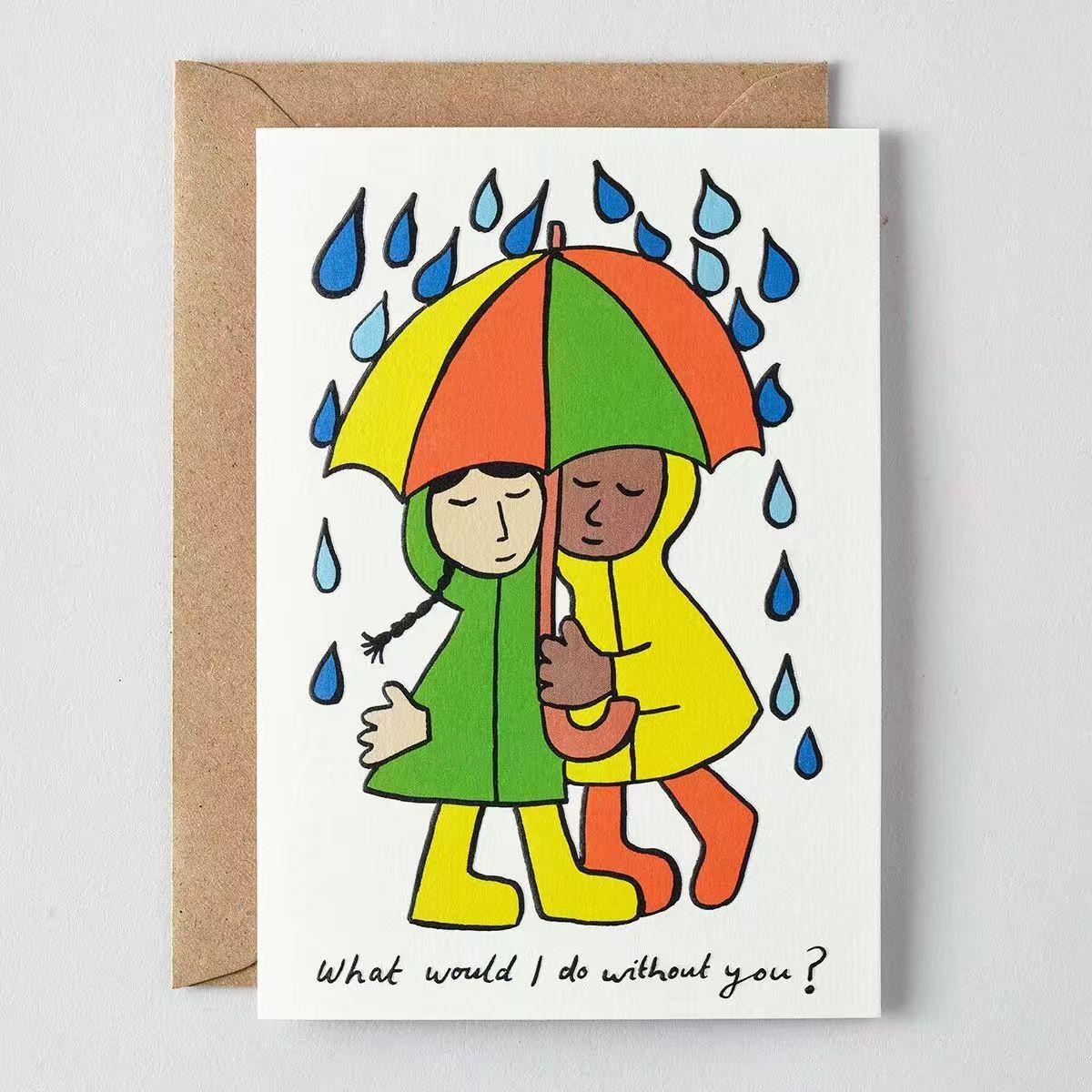 Minimalist Birthday & Thank You Card Combo – Heartfelt Message Paper Cards with Envelopes