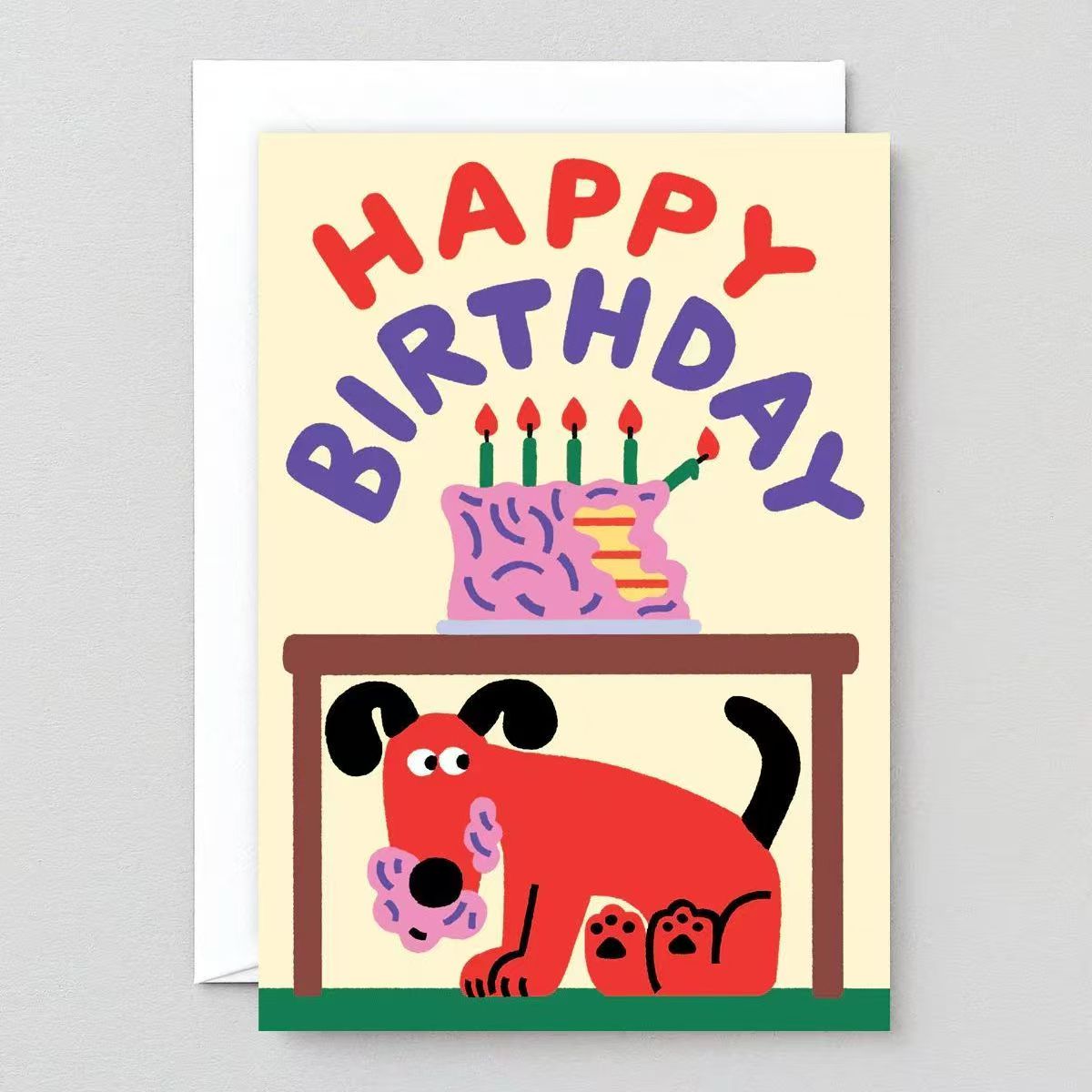 Minimalist Birthday & Thank You Card Combo – Heartfelt Message Paper Cards with Envelopes