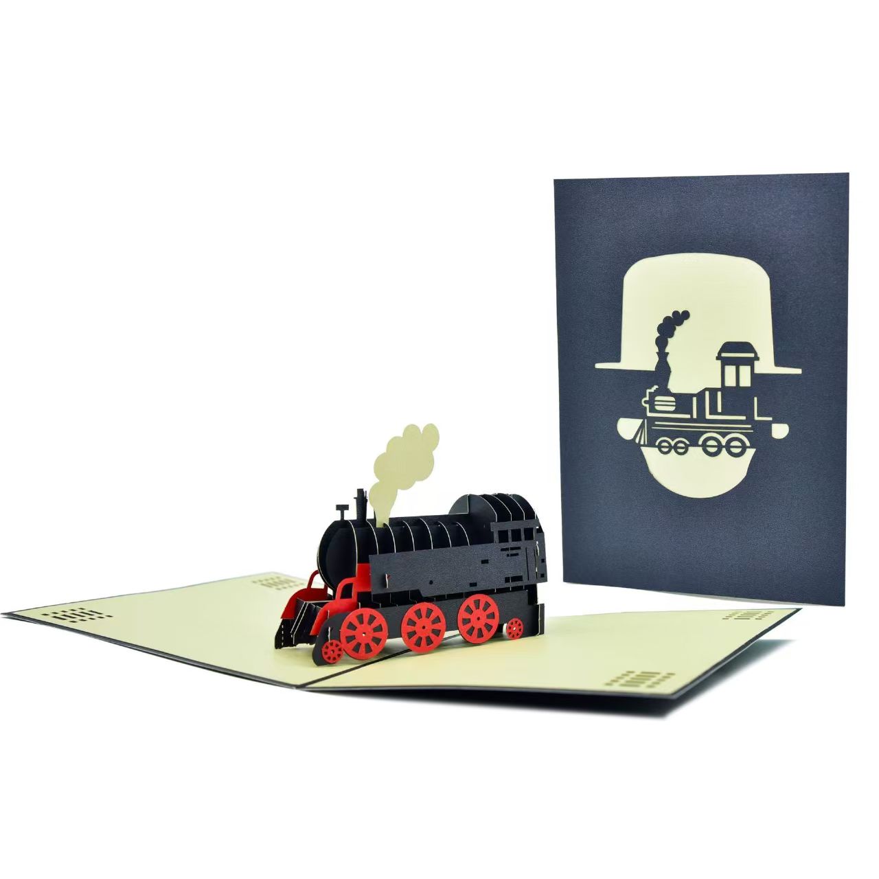 Mechanical & Novelty Greeting Cards – 3D Pop-Up Airplane, Train & Birthday Surprise Cards