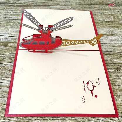 Mechanical & Novelty Greeting Cards – 3D Pop-Up Airplane, Train & Birthday Surprise Cards