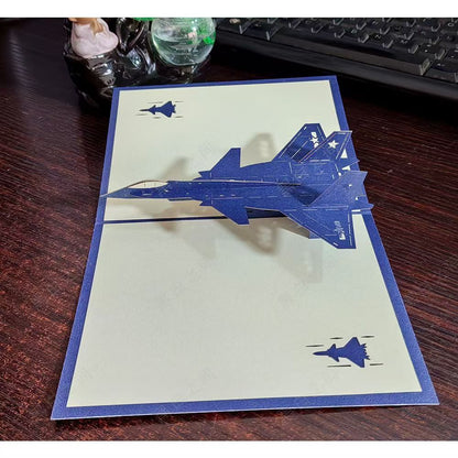 Mechanical & Novelty Greeting Cards – 3D Pop-Up Airplane, Train & Birthday Surprise Cards