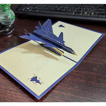 Mechanical & Novelty Greeting Cards – 3D Pop-Up Airplane, Train & Birthday Surprise Cards
