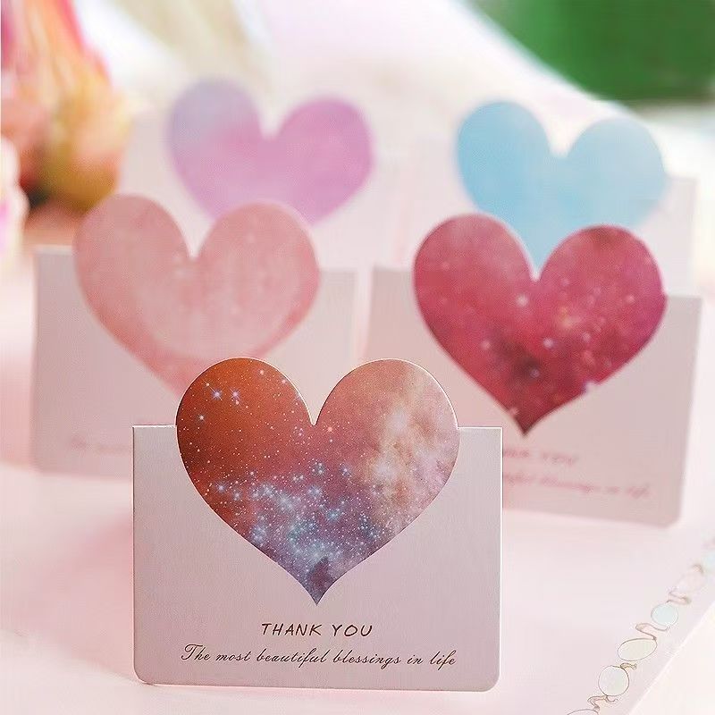 Birthday Card/Thank You Card/Romantic Postcard Set - Handwritten-Style Creative Design with Warm Messages, Holiday Greeting Cards