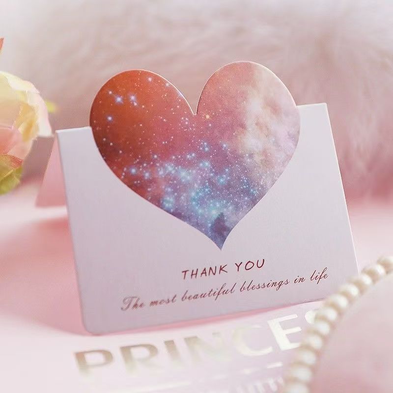 Birthday Card/Thank You Card/Romantic Postcard Set - Handwritten-Style Creative Design with Warm Messages, Holiday Greeting Cards
