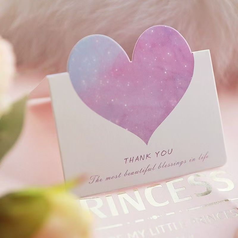 Birthday Card/Thank You Card/Romantic Postcard Set - Handwritten-Style Creative Design with Warm Messages, Holiday Greeting Cards