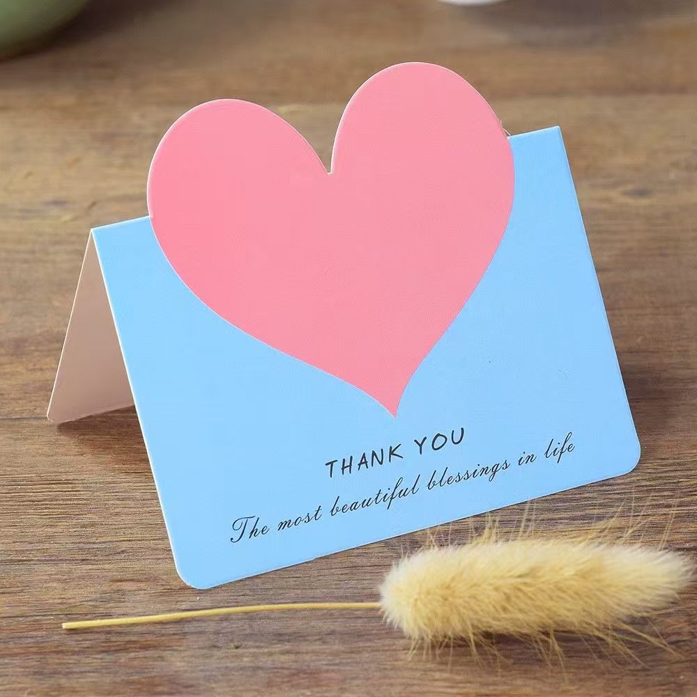 Birthday Card/Thank You Card/Romantic Postcard Set - Handwritten-Style Creative Design with Warm Messages, Holiday Greeting Cards