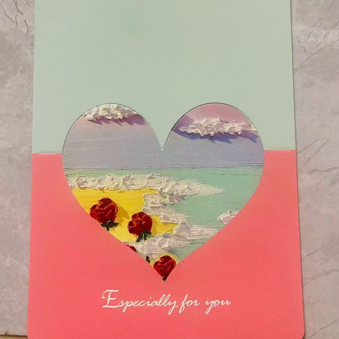 Birthday Card/Thank You Card/Romantic Postcard Set - Handwritten-Style Creative Design with Warm Messages, Holiday Greeting Cards