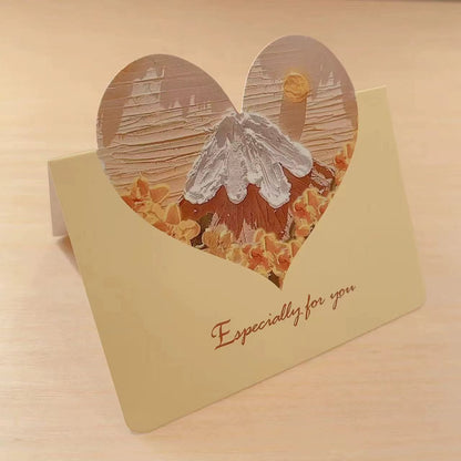 Birthday Card/Thank You Card/Romantic Postcard Set - Handwritten-Style Creative Design with Warm Messages, Holiday Greeting Cards