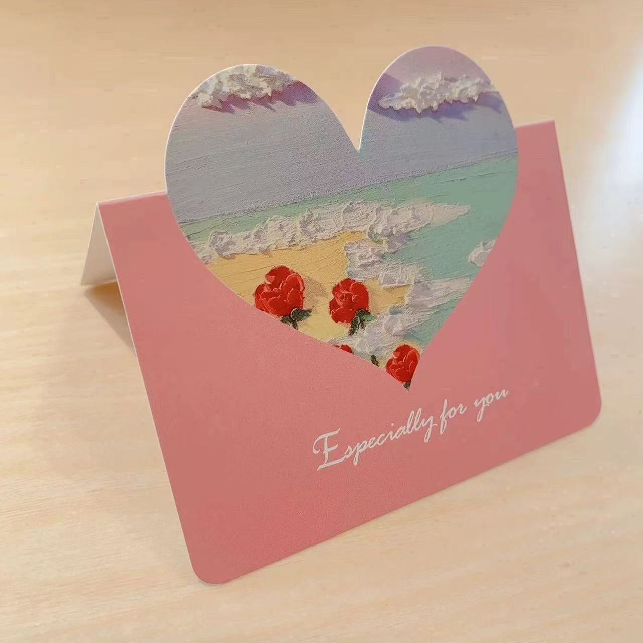 Birthday Card/Thank You Card/Romantic Postcard Set - Handwritten-Style Creative Design with Warm Messages, Holiday Greeting Cards