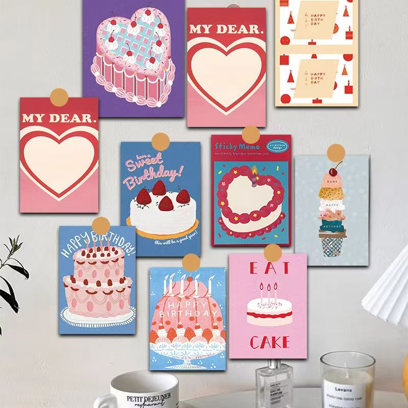 [Birthday Cards] Creative Custom Greeting Cards – Heartwarming Gift for Friends, Family & Loved Ones – Handmade/Simple/Vintage Styles Available