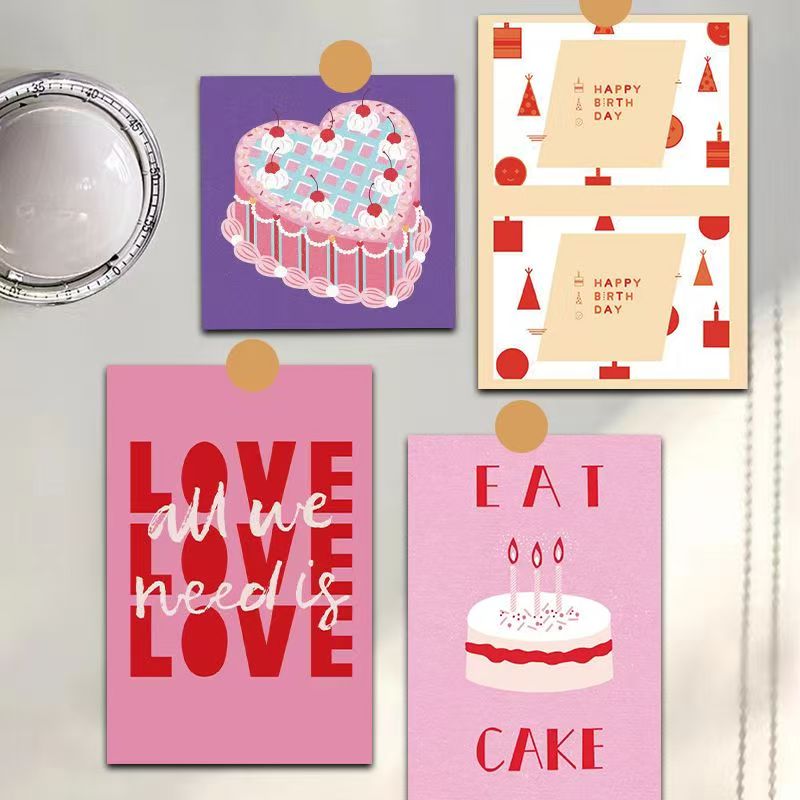 [Birthday Cards] Creative Custom Greeting Cards – Heartwarming Gift for Friends, Family & Loved Ones – Handmade/Simple/Vintage Styles Available