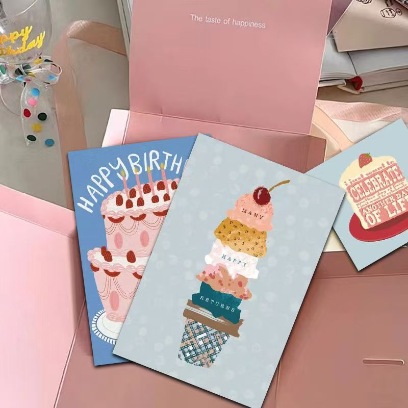 [Birthday Cards] Creative Custom Greeting Cards – Heartwarming Gift for Friends, Family & Loved Ones – Handmade/Simple/Vintage Styles Available