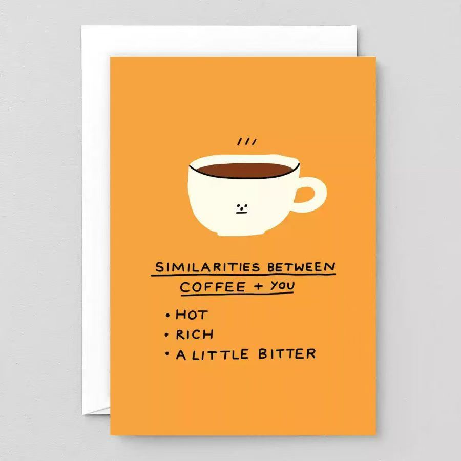 Minimalist Birthday Greeting Card with Envelope – Blank Note Card for Family & Friends